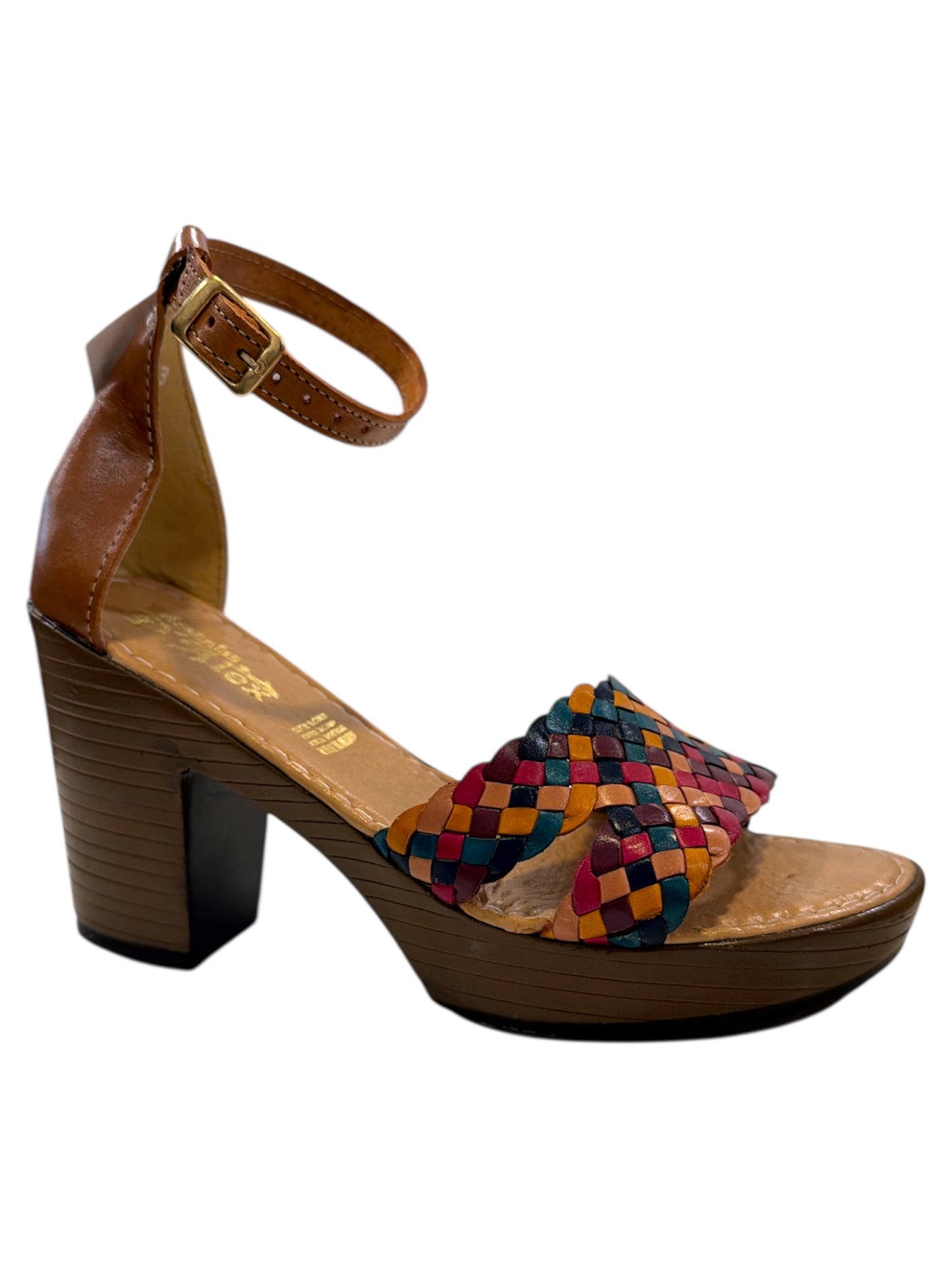 Colorful Braided Heel