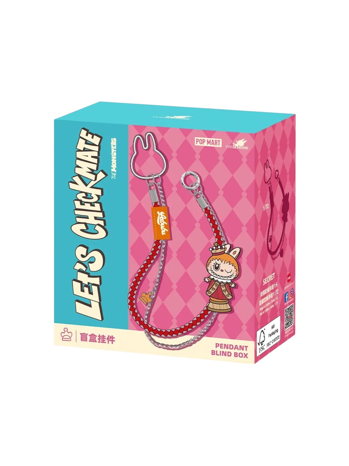 Labubu ‘Let’s Checkmate’ Pendant