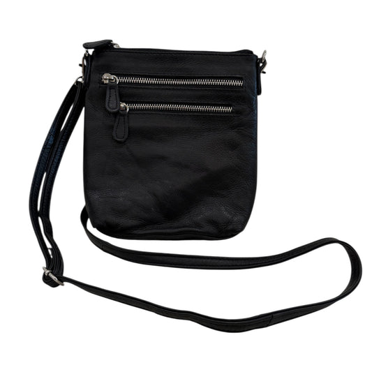 Black Leather Crossbody