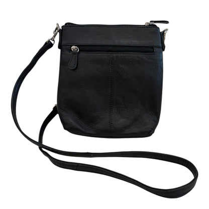 Black Leather Crossbody