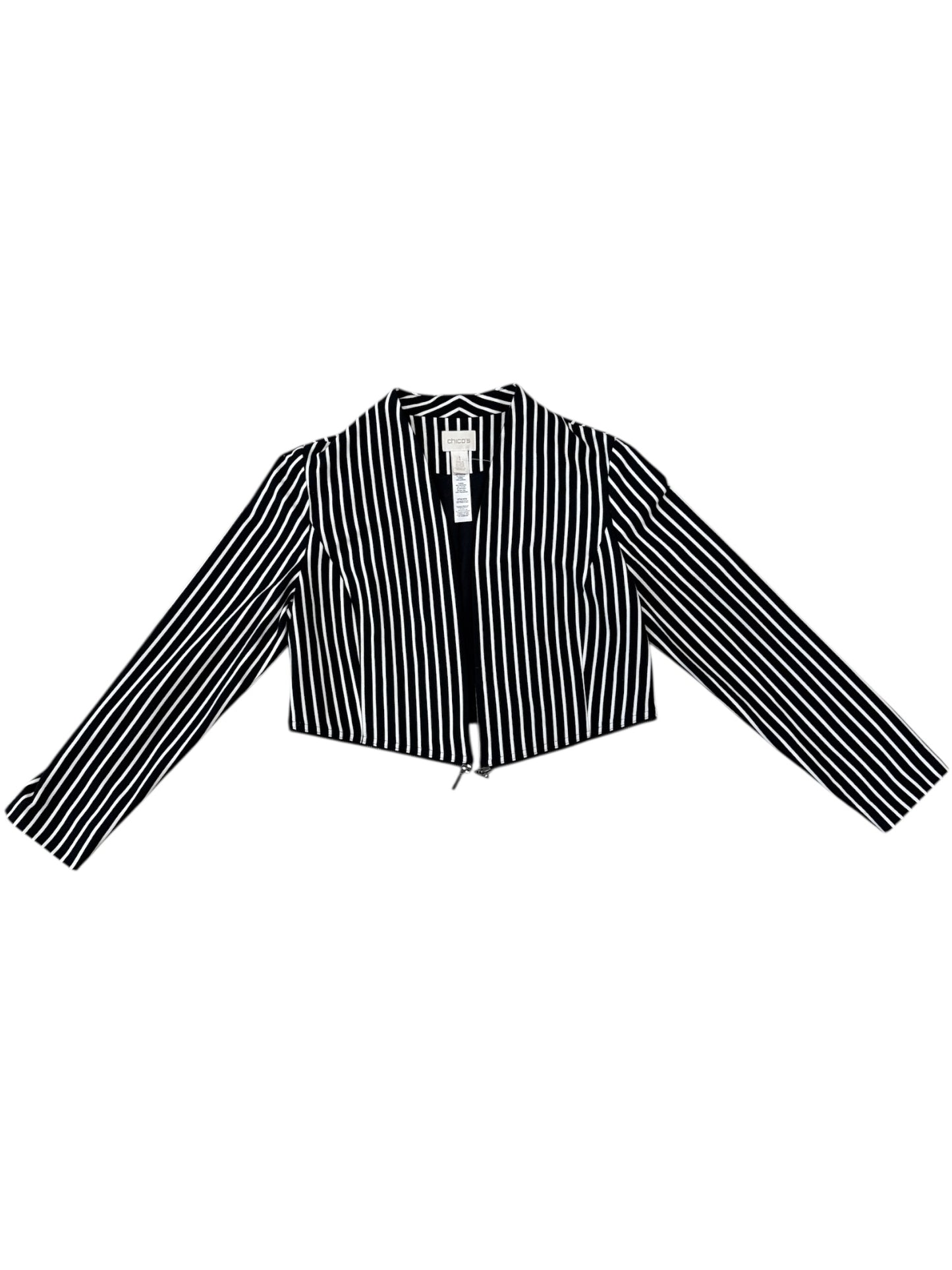 Chicos Striped Blazer