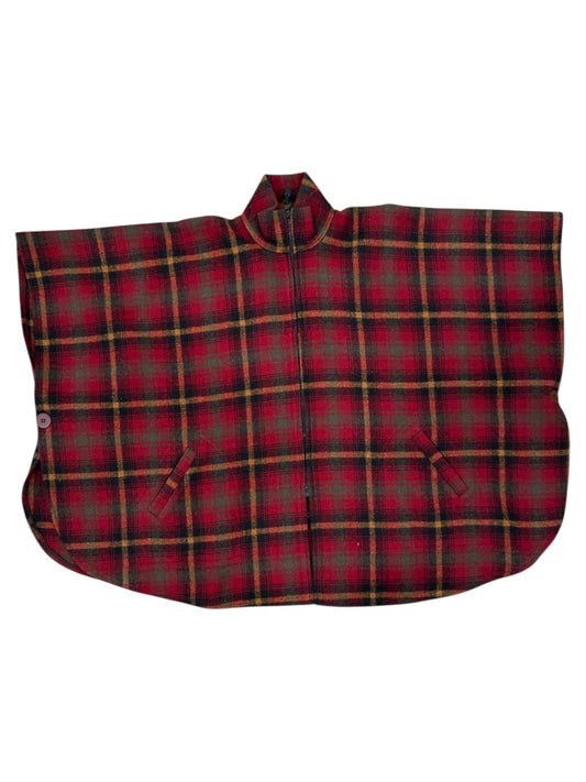 Bemidji Plaid Wool Poncho