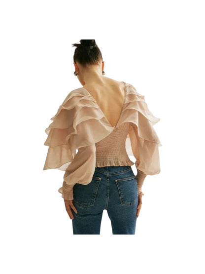 Commense Ruffle Blouse